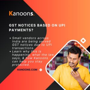 GST Notices Based on UPI Payments